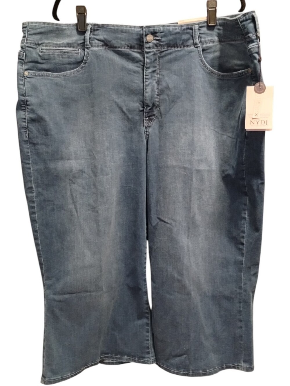 NYDJ Capri Cool Embrace Wide Leg Denim Crop Jeans Petite 22WP